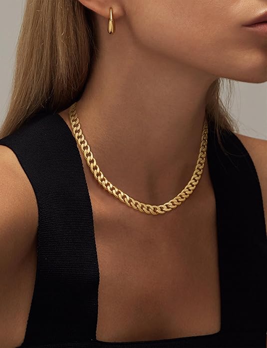 Leonor | Collar Chunky con Eslabones Cubanos