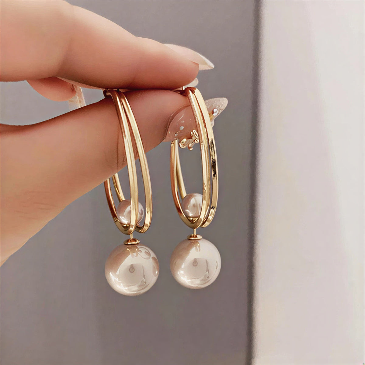 Pendientes Vintage de Perla