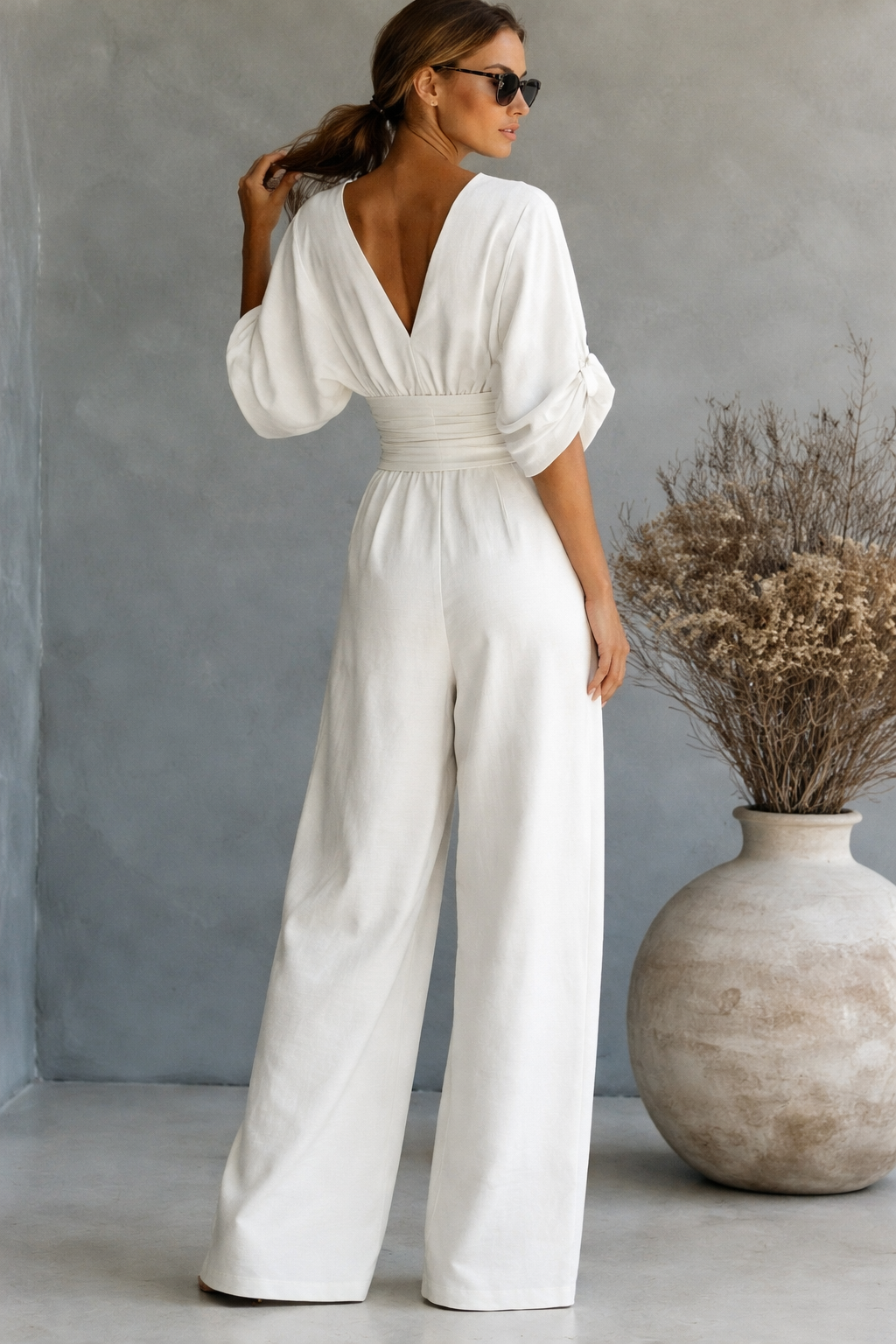 Risel | Mono Cruzado con Mangas Kimono