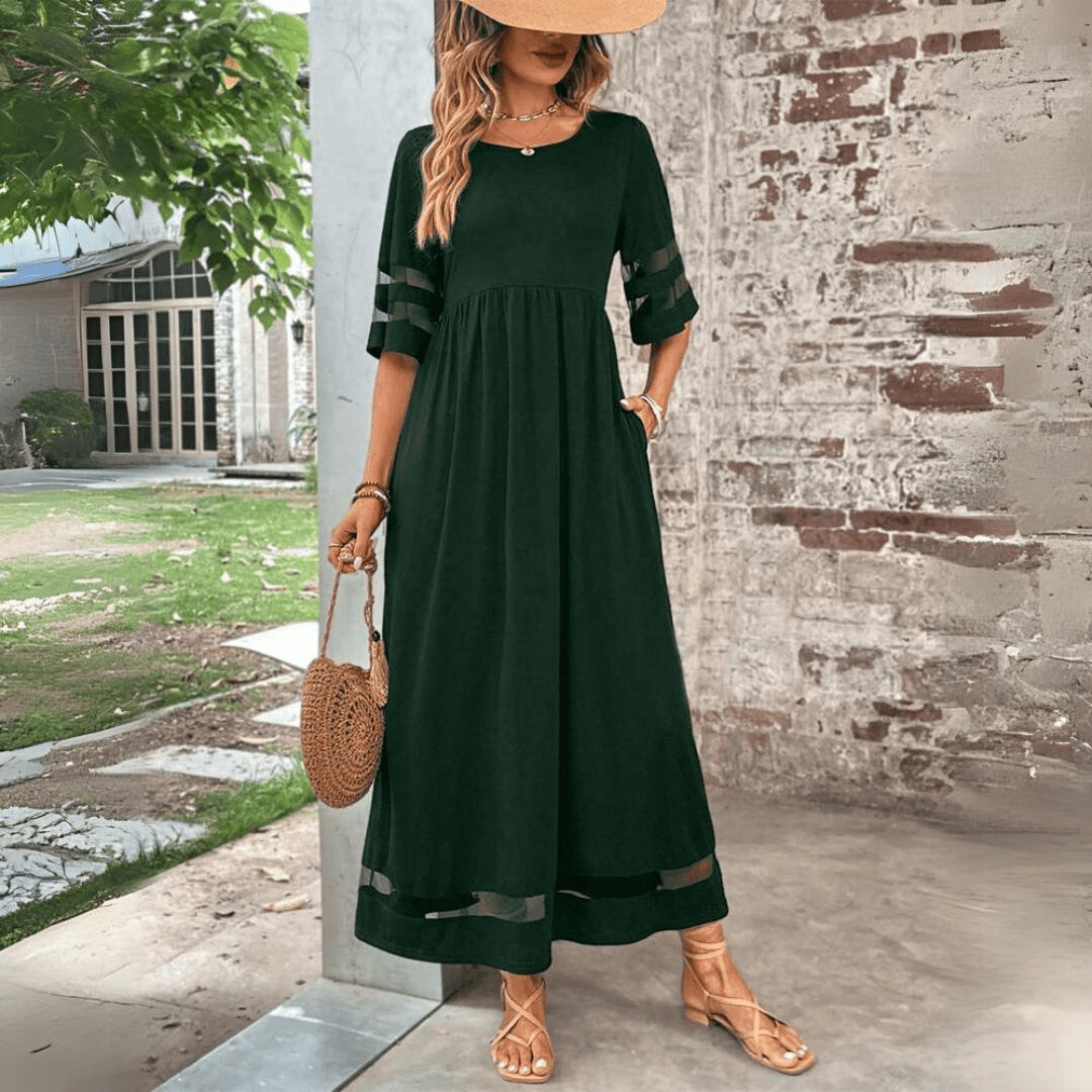 Auris | Vestido Midi Favorecedor - Elena Duval