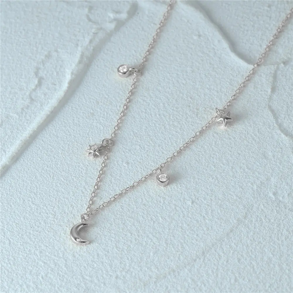 Collar de Plata Theresa con Diseño de Eslabones - Elena Duval