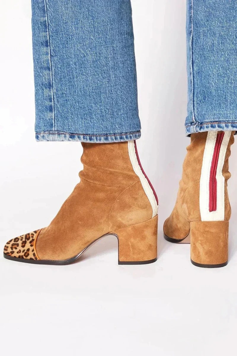 Helena | Botines Elegantes con Tacón - Elena Duval