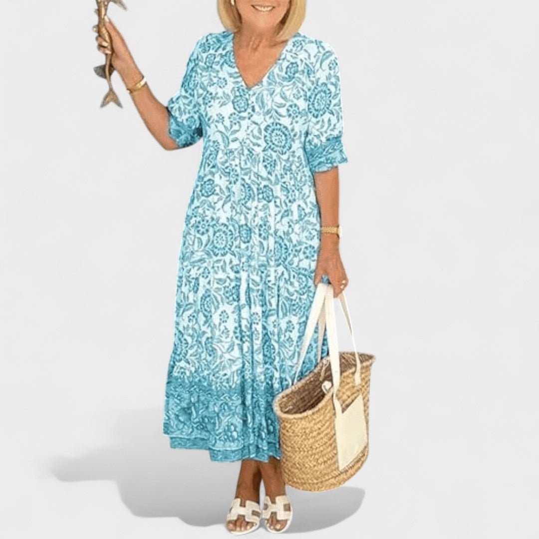 Inés - Vestido de Verano Cómodo - Elena Duval
