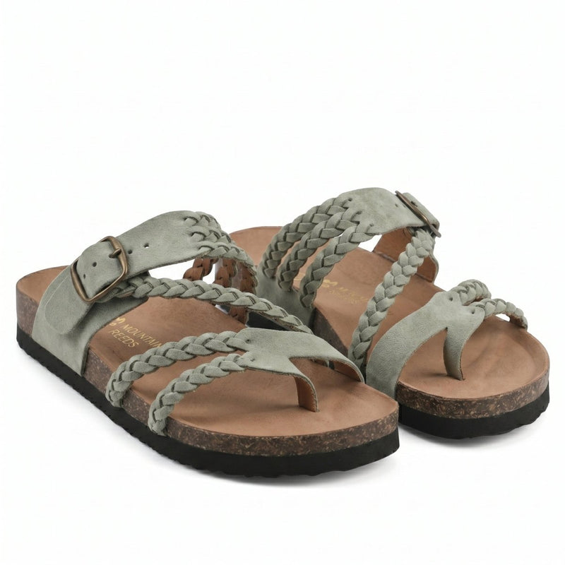 Margarita | Sandalias Bio con Tiras Trenzadas - Elena Duval