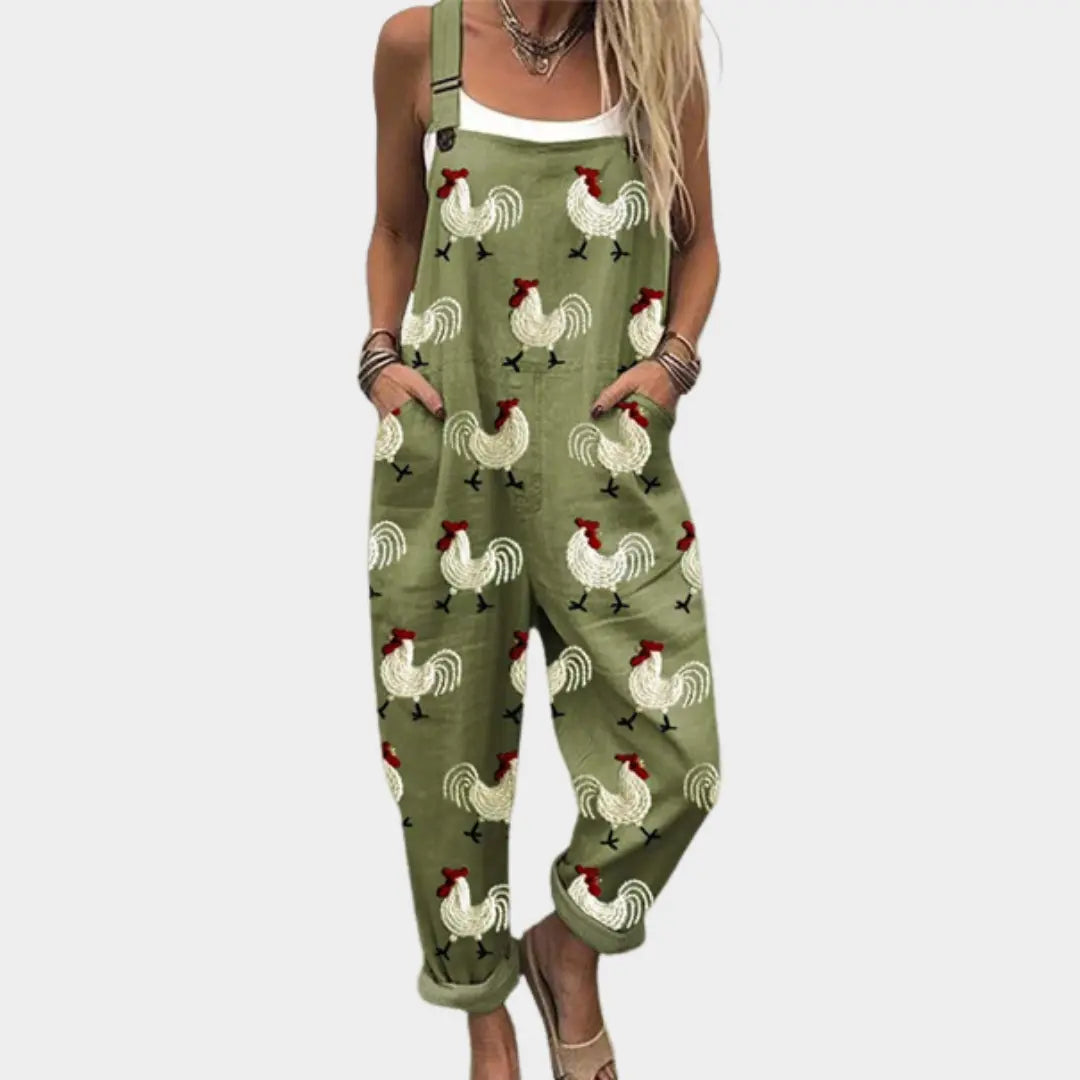 Peto Estampado Verde - Elena Duval