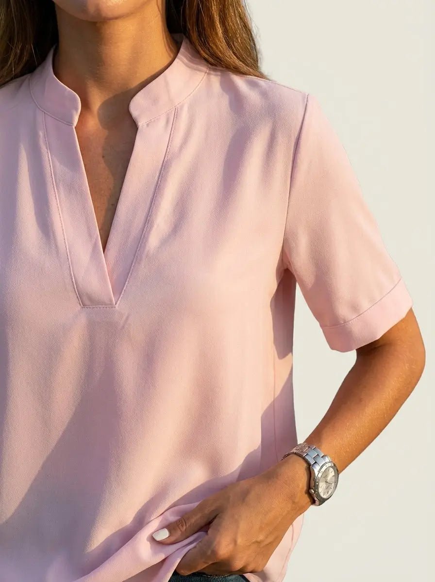 Raquel | Blusa Elegante con Cuello en V - Elena Duval