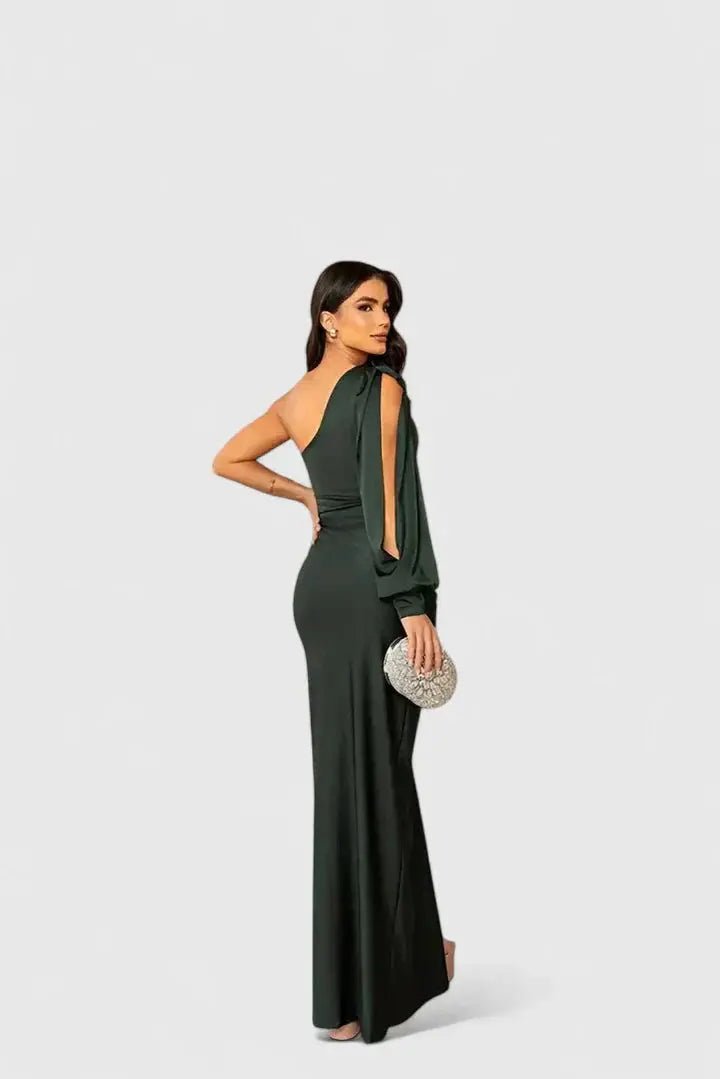 Saryxiah | Vestido Maxi con Hombro Descubierto - Elena Duval