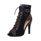 Alice | Botins de Salto Fino com Atacadores