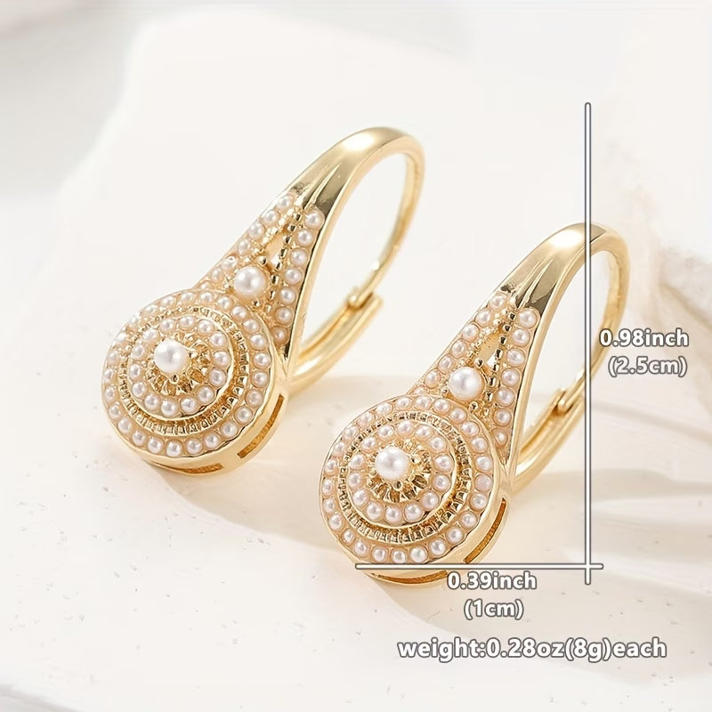 Pendientes de Perlas en Flor