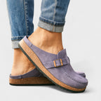 Inês | Mocasines de Ante con Hebilla