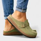 Inês | Mocasines de Ante con Hebilla