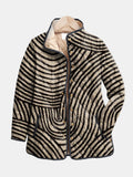 Fern™ | Retro Circle Design Quilted Jacket