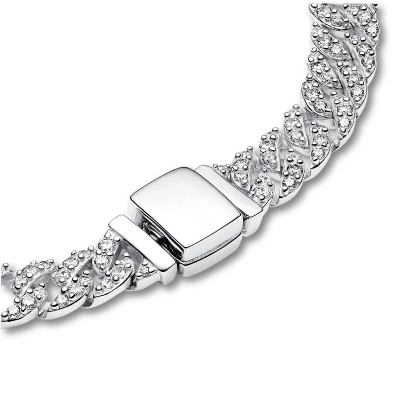 Cubano Bracelet with Moissanite