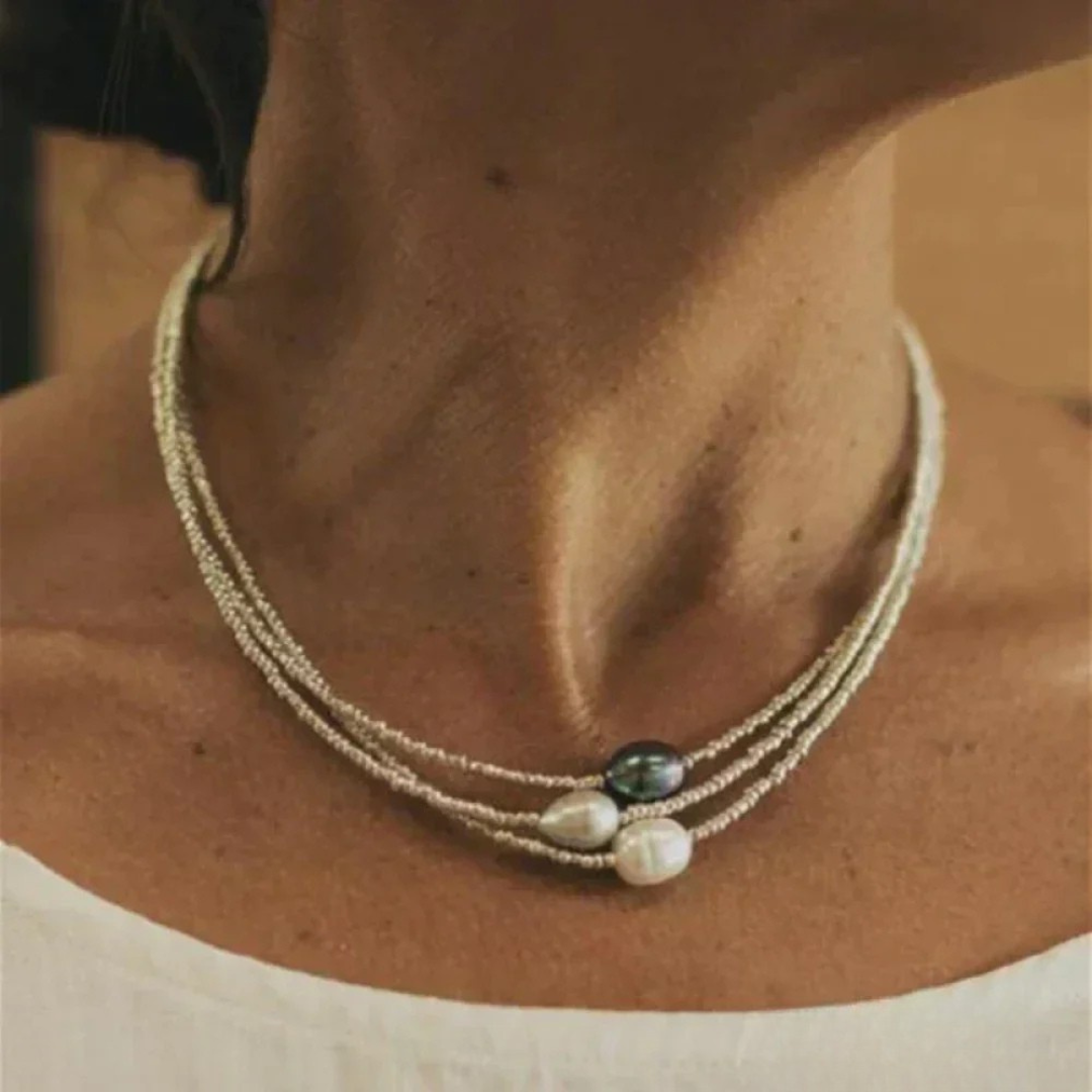 Petra | Collar de Perlas Estilo Vintage