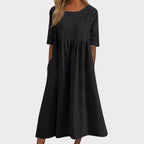 Catarina | Vestido de Algodón Favorecedor