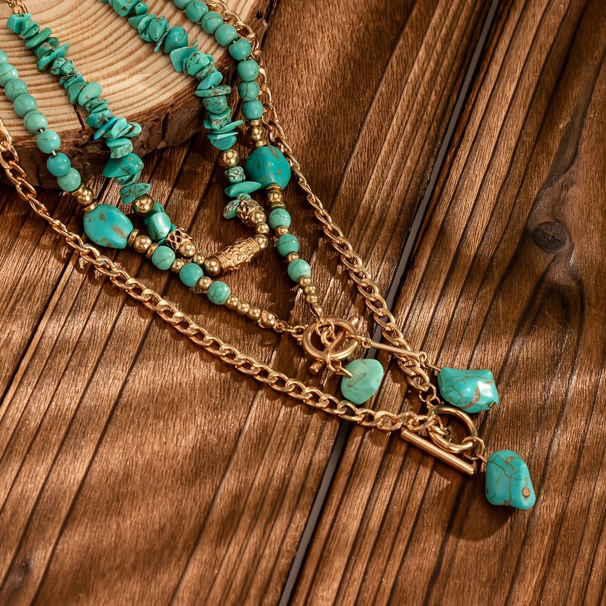 Collar Statement de Turquesa