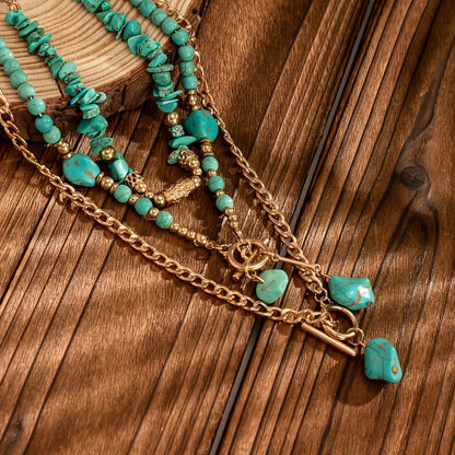 Collar Statement de Turquesa