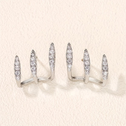 Flora | Pendiente Triple Elegante