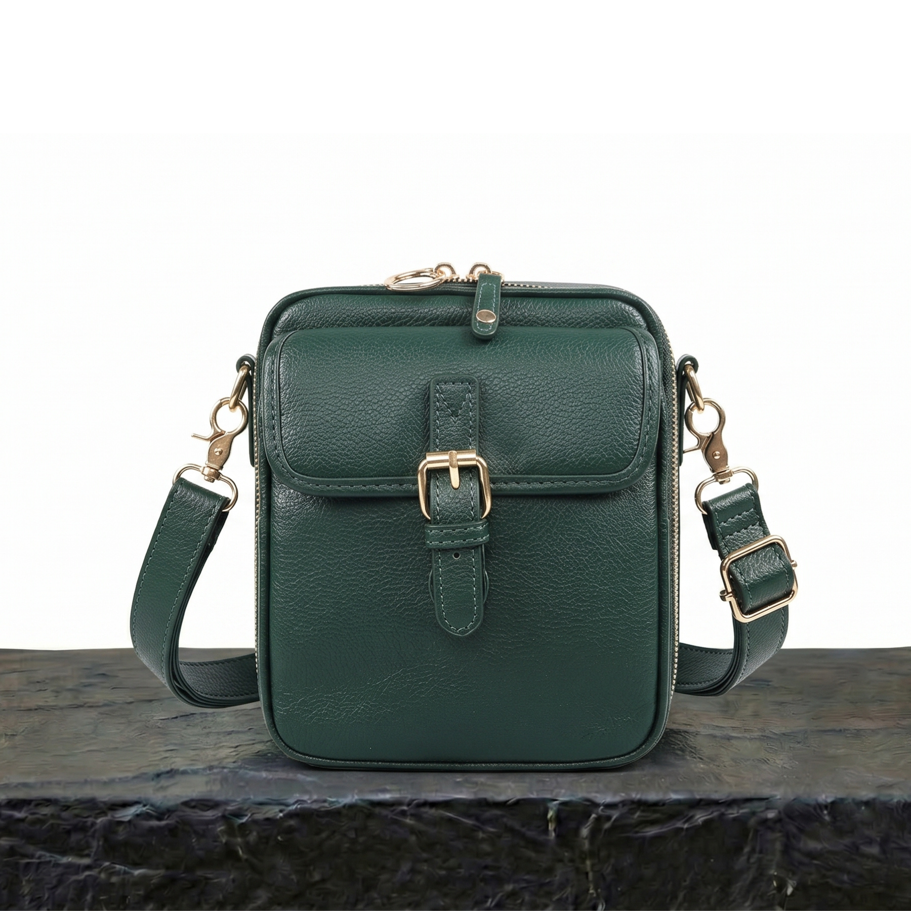 Bolso bandolera Prisma Verde