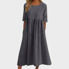 Catarina | Vestido de Algodón Favorecedor