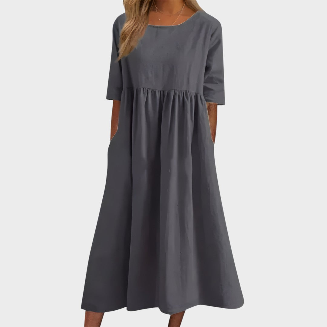 Catarina | Vestido de Algodón Favorecedor