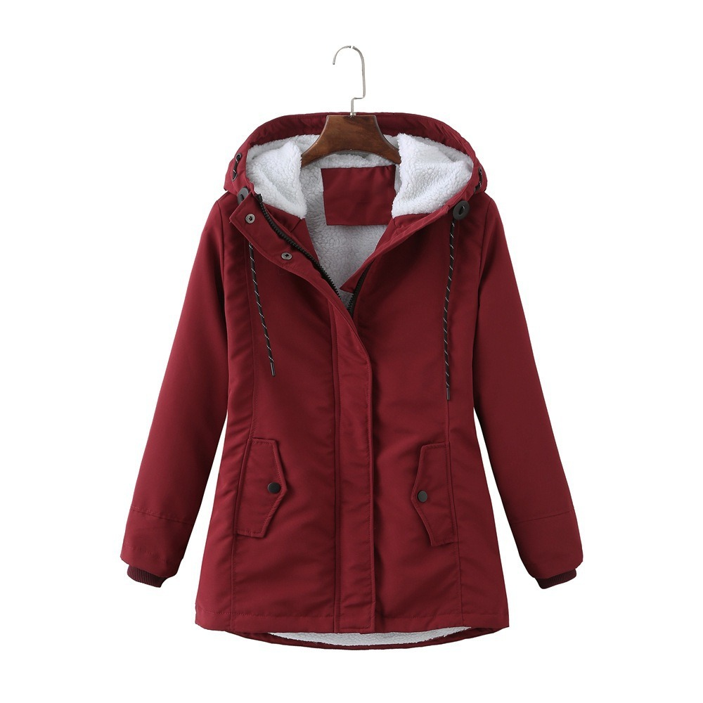 Everest™ | Abrigo Largo con Capucha y Forro Sherpa