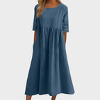Catarina | Vestido de Algodón Favorecedor