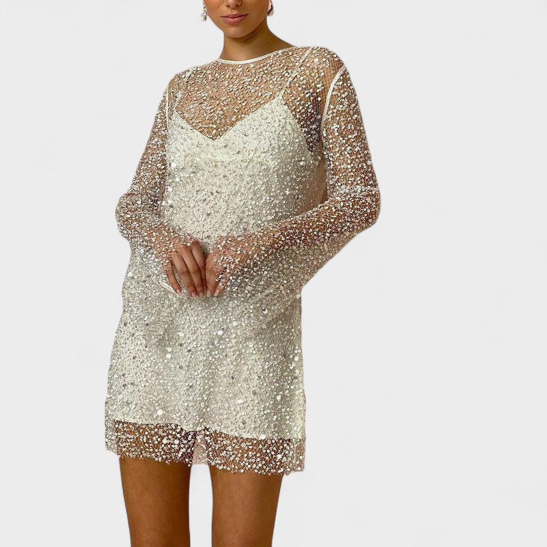 Milena | Vestido con Brillantes