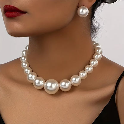 Conjunto Clásico Vintage de Perlas