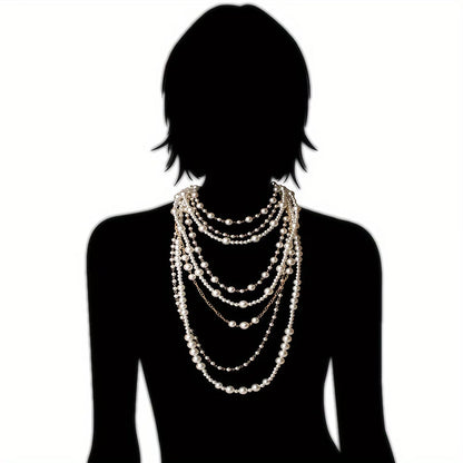 Conjunto Boho de Perlas Multivuelta