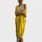 Carolina | Vestido Elegante con Kimono