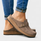 Inês | Mocasines de Ante con Hebilla