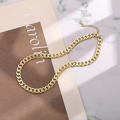 Leonor | Collar Chunky con Eslabones Cubanos