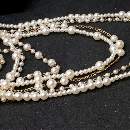 Conjunto Boho de Perlas Multivuelta
