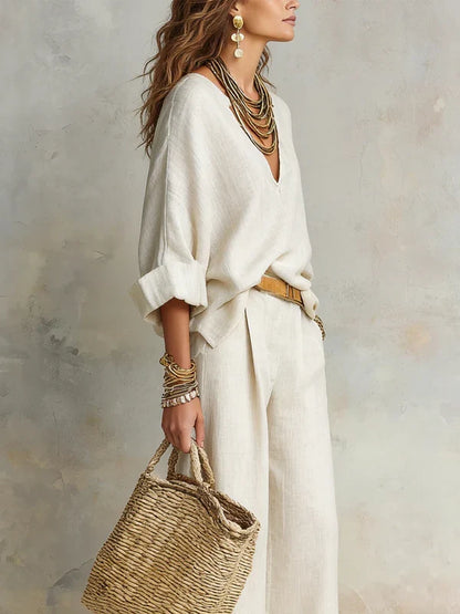 Tara | Conjunto Resort de Lino Natural