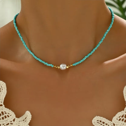 Collar Minimal de Perlas