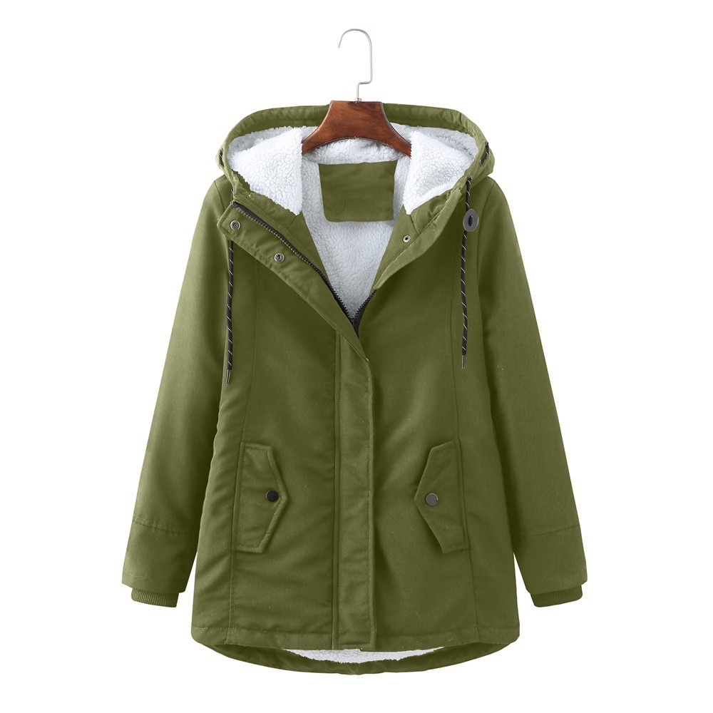 Everest™ | Abrigo Largo con Capucha y Forro Sherpa