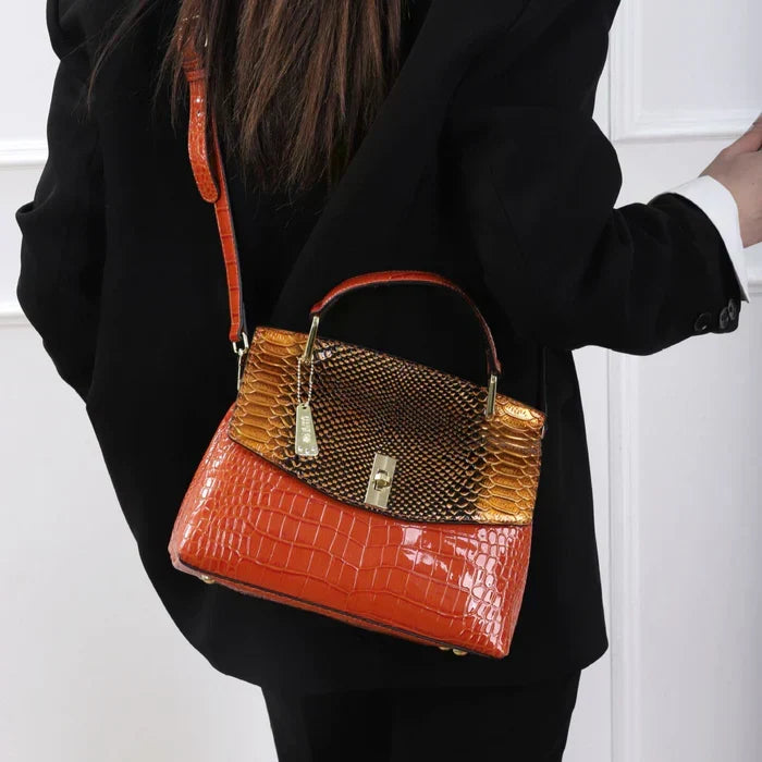 Crocelle | Bolso de Hombro Efecto Serpiente