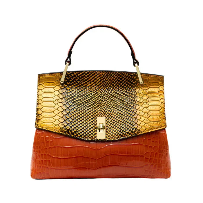 Crocelle | Bolso de Hombro Efecto Serpiente