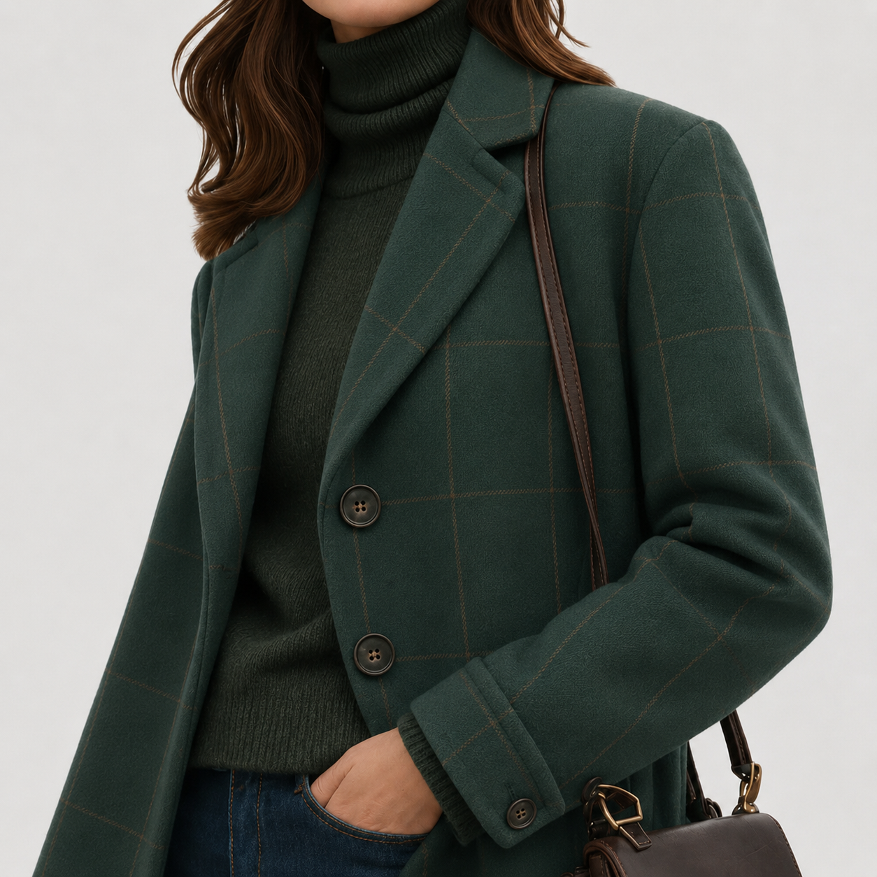 Mariza™ | Warm Fabric-Blend Overcoat