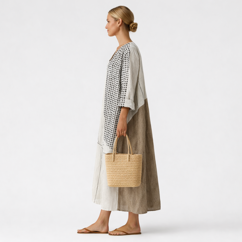 Emma™ | Vestido de Rayas Elegante