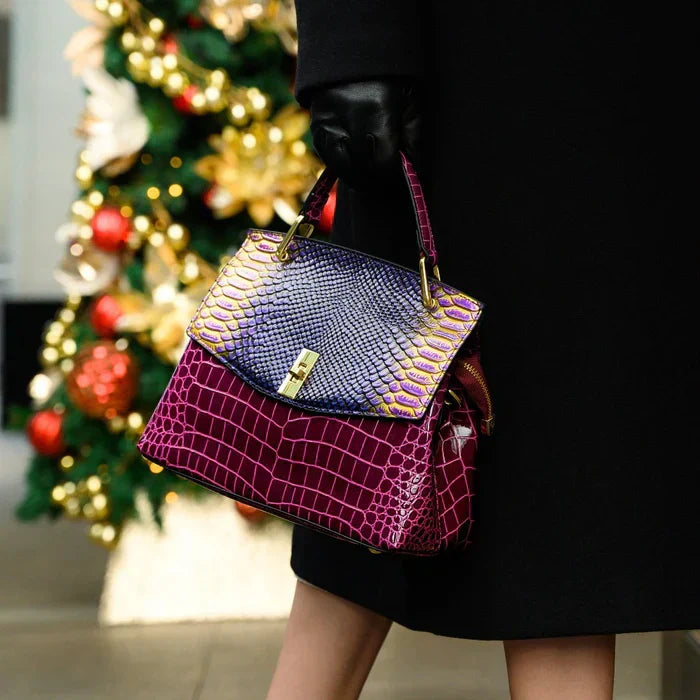 Crocelle | Bolso de Hombro Efecto Serpiente