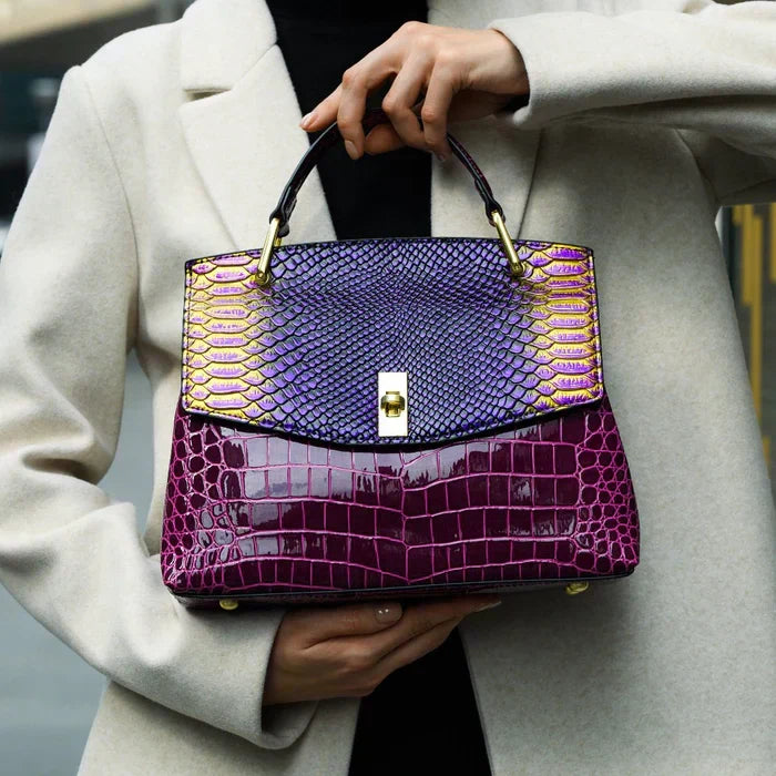 Crocelle | Bolso de Hombro Efecto Serpiente
