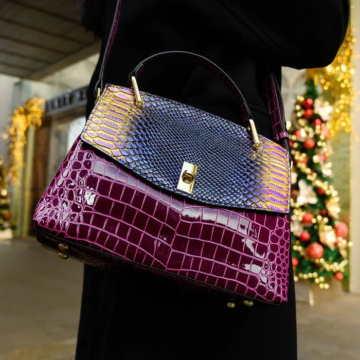 Crocelle | Bolso de Hombro Efecto Serpiente