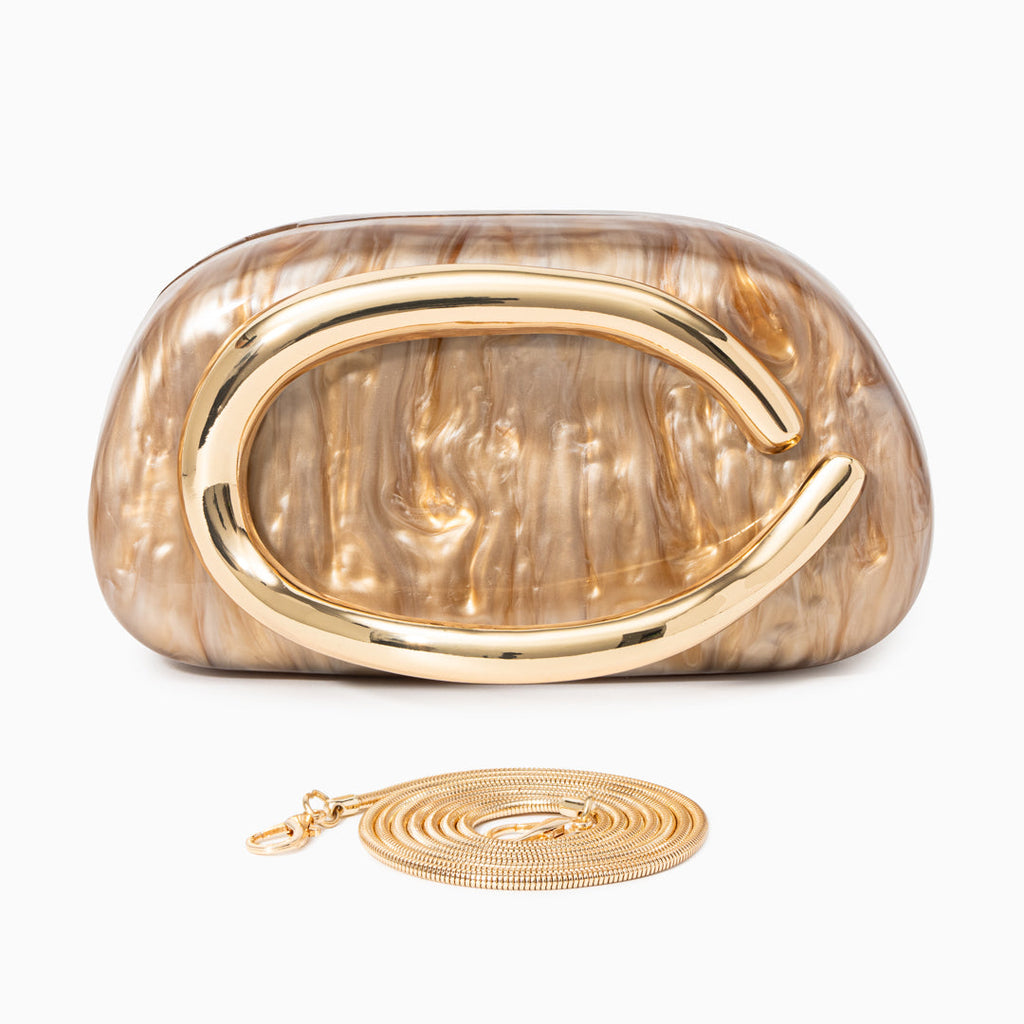Aurelia | Bolso Nacarado con Cadena