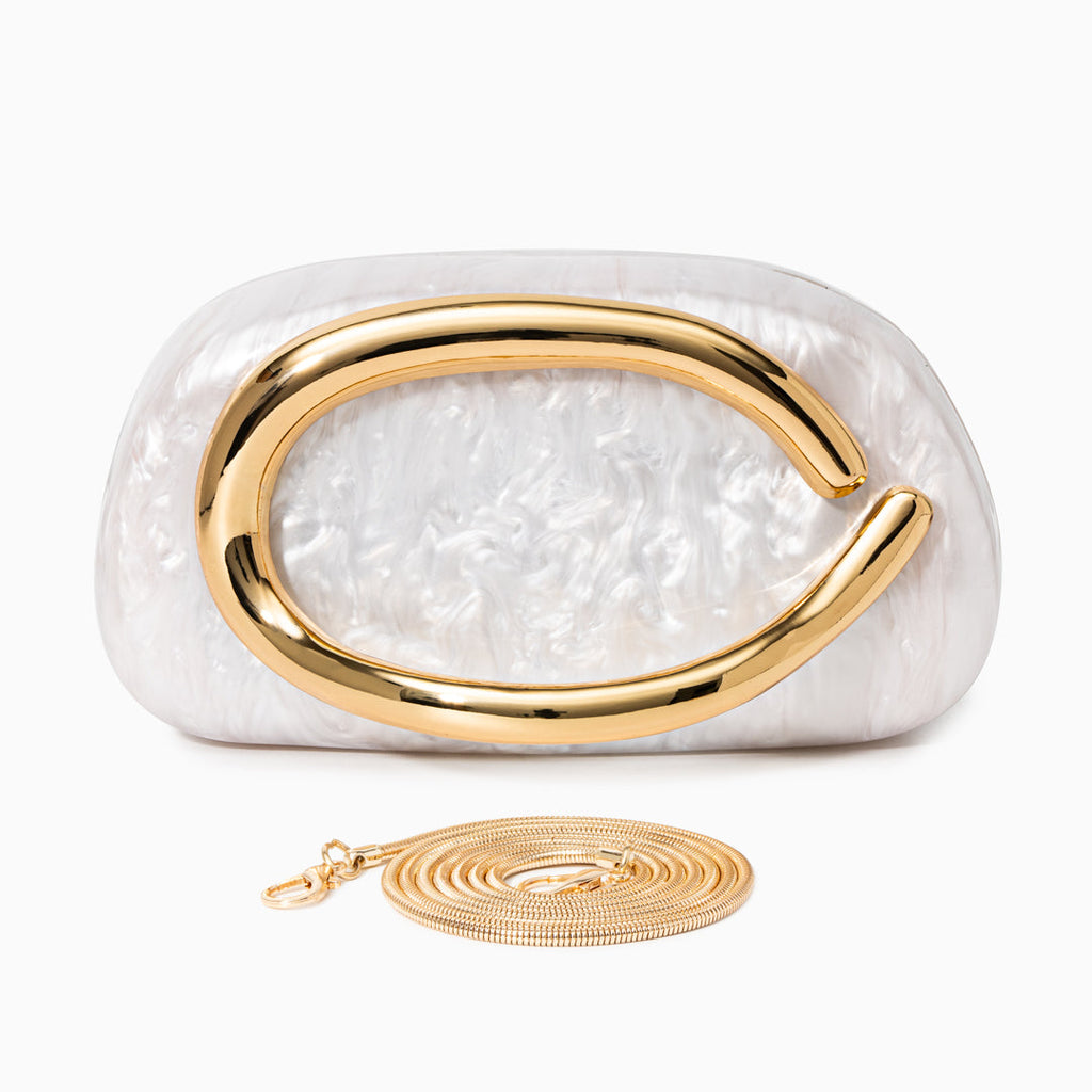 Aurelia | Bolso Nacarado con Cadena