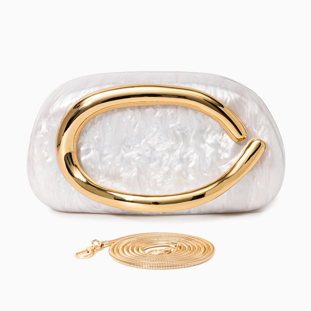 Aurelia | Bolso Nacarado con Cadena