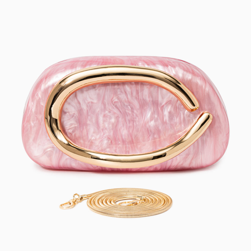 Aurelia | Bolso Nacarado con Cadena