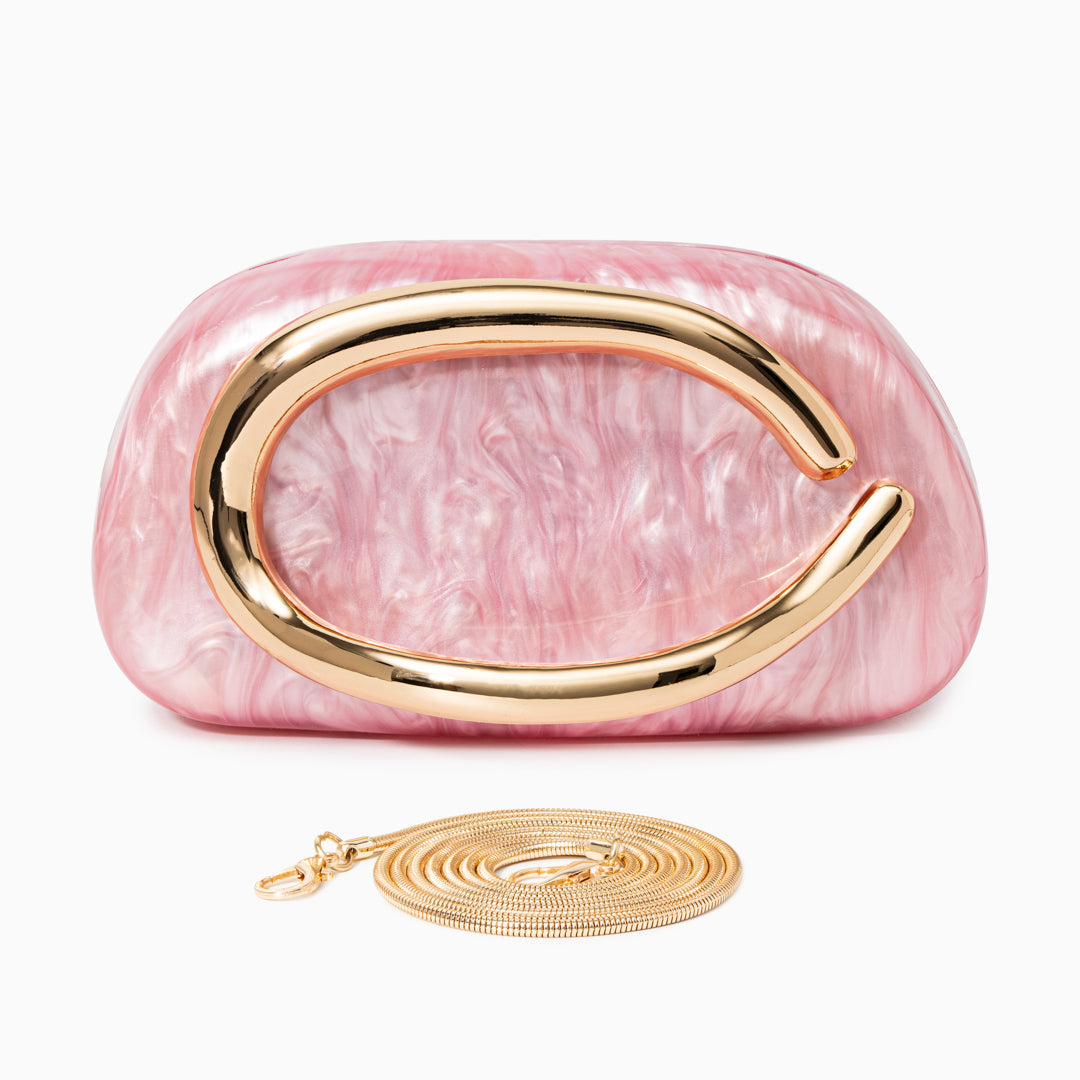 Aurelia | Bolso Nacarado con Cadena