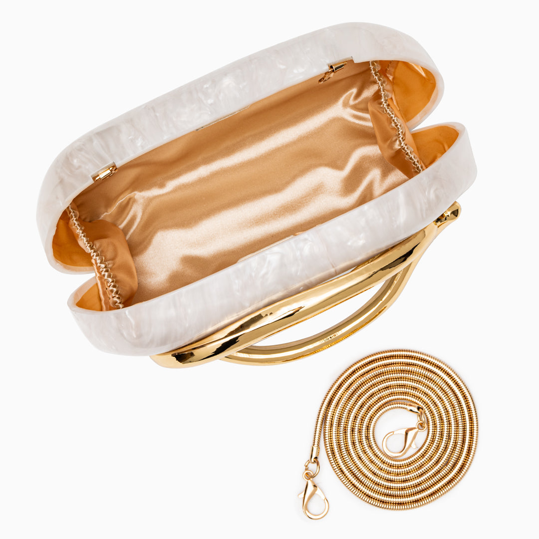 Aurelia | Bolso Nacarado con Cadena